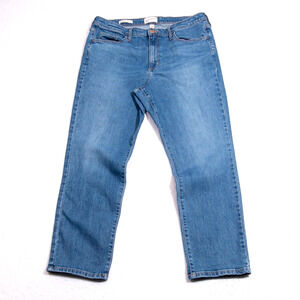 Universal Thread Jeans Womens 14 - 34x26 High Rise Straight Med Blue Wash Denim